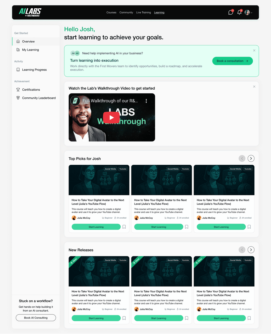 AI Labs screenshot